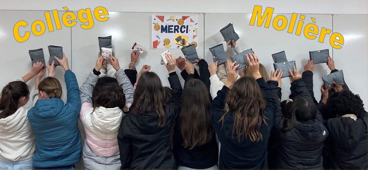 kits «premières règles» aux collégiennes