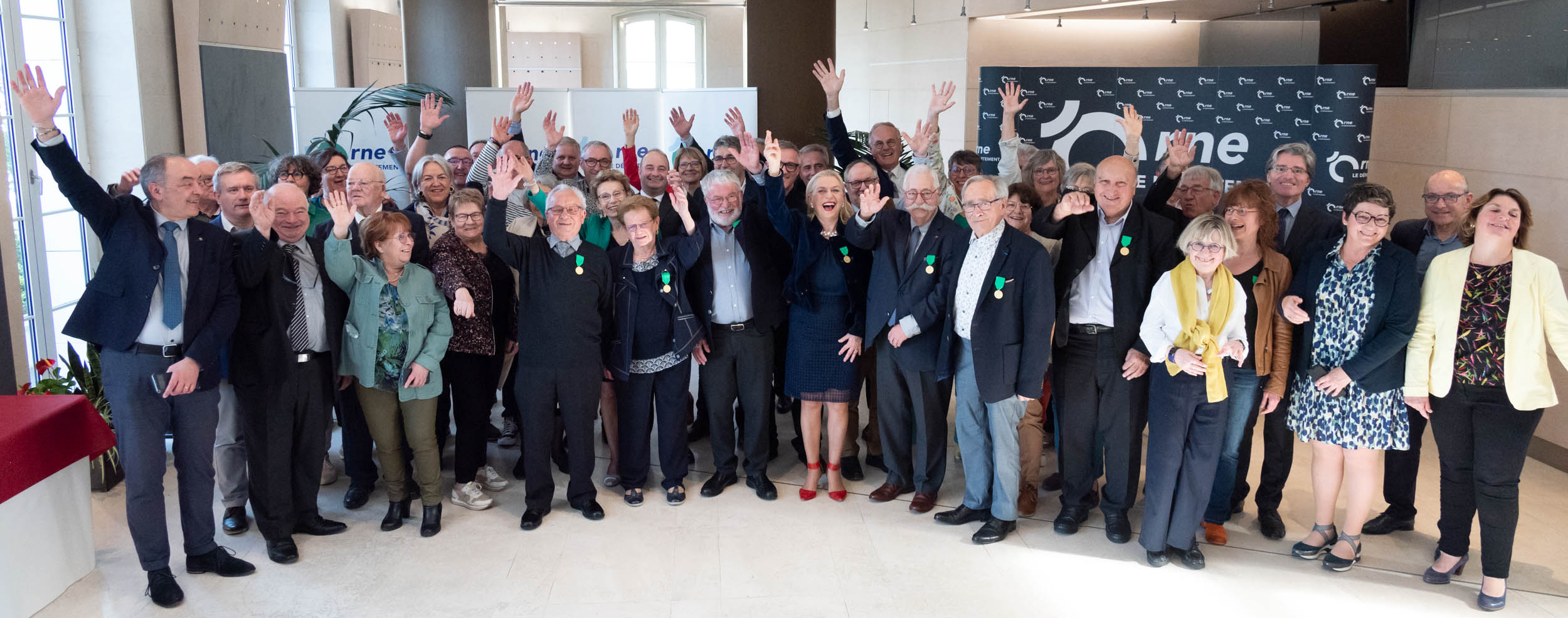 Remise des médailles du Conseil départemental 2024