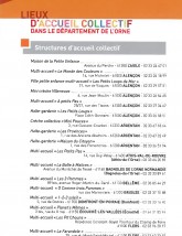 Les lieux d'accueil collectifs dans l'Orne ©CD61