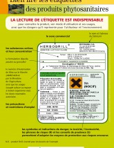 Bien lire les étiquettes des produits phytosanitaires ©CD61