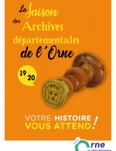 Programmation de la Saison des Archives départementales de l'Orne ©CD61 Programmation de la Saison des Archives départementales de l'Orne ©CD61