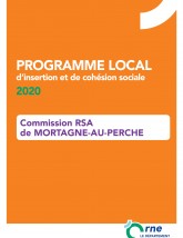 Programme local d'insertion et de cohésion sociale 2020 - Commission RSA Mortagne-au-Perche ©CD61