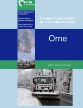 Dossier d'organisation de la viabilité hivernale 2021-2022 ©CD61