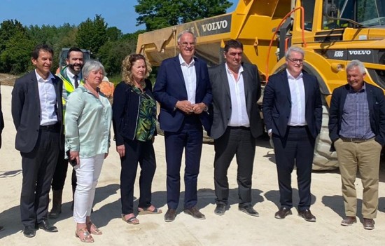 Visite du chantier de la déviation de Bellême ©CD61