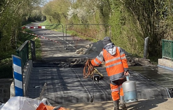 Travaux routes ©CD61