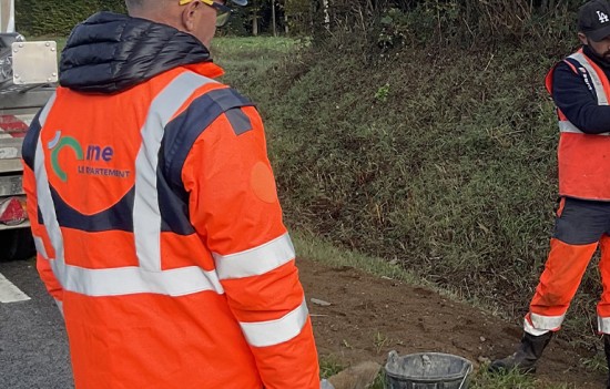 Chantiers sur les routes de l'Orne avril 2026 ©CD61