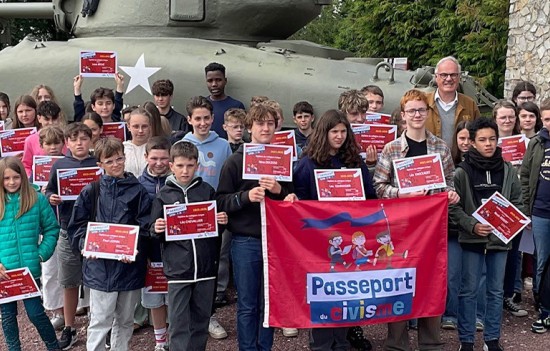Dernier atelier du Passeport Orne Civisme à Montormel 2026 ©CD61