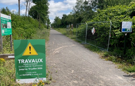 Voie verte Damigny ouverte le week-end pendant les travaux jusqu'au 10 juillet - CD61.jpg