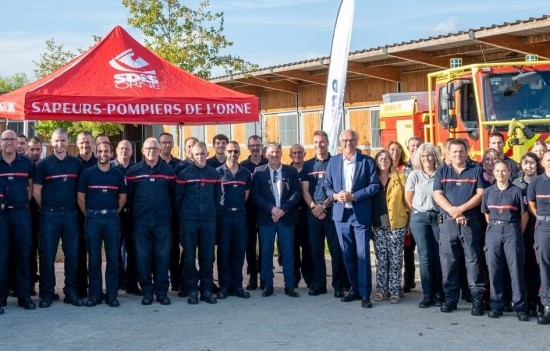 Les pompiers de l'Orne à l'honneur lors d'Orn'estival