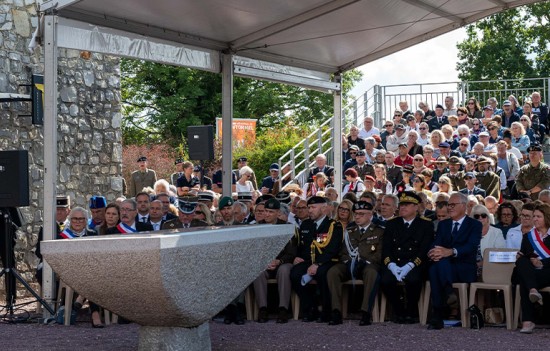 Commémoration du 82e anniversaire de la Bataille de Normandie ©D.Commenchal-CD61