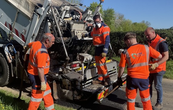 Travaux sur les routes de l'Orne en octobre 2026 - CD61