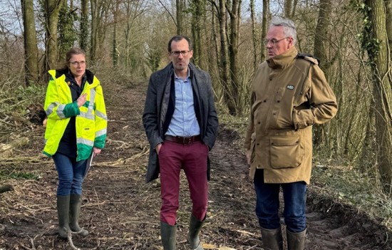Travaux sur la voie verte entre La Mesnière et Alençon 2026 ©CD61