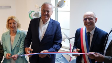 Inauguration d’un cabinet dentaire au Mêle-sur-Sarthe ©CD61