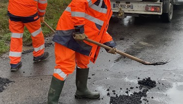 Travaux d’enrobé ©CD61