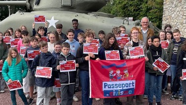 Dernier atelier du Passeport Orne Civisme à Montormel 2026 ©CD61