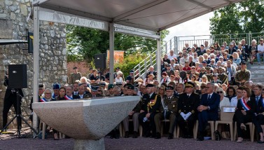 Commémoration du 82e anniversaire de la Bataille de Normandie ©D.Commenchal-CD61