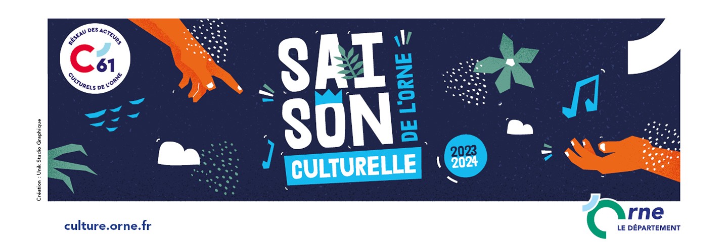 Visuel de la saison culturelle 2023-2024 ©CD61