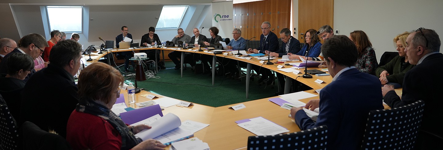 Commission permanente janvier 2024 ©CD61