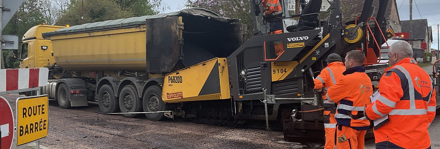 Les travaux sur les routes en juin 2024 ©CD61