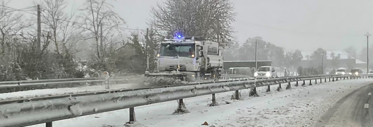 Le Département mobilisé sur les routes  et pour le retour de l’électricité et de l’eau