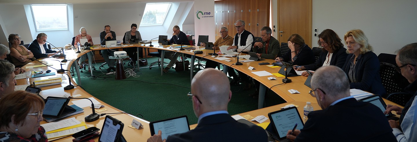 Commission permanente Octobre 2025 ©CD61 Commission permanente Octobre 2025 ©CD61