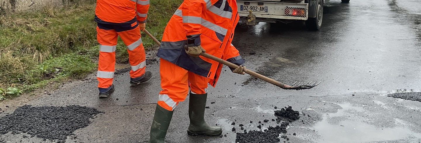 Travaux d’enrobé ©CD61
