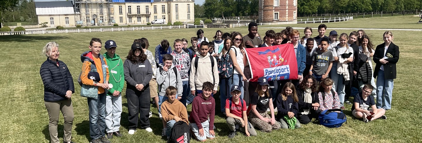 Les jeunes d’Orne Civisme au château de Médavy