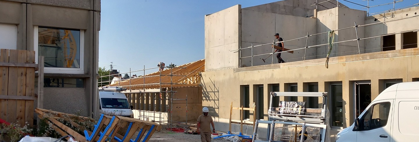 Travaux collège Hée-Fergant à Vimoutiers 2026 ©CD61