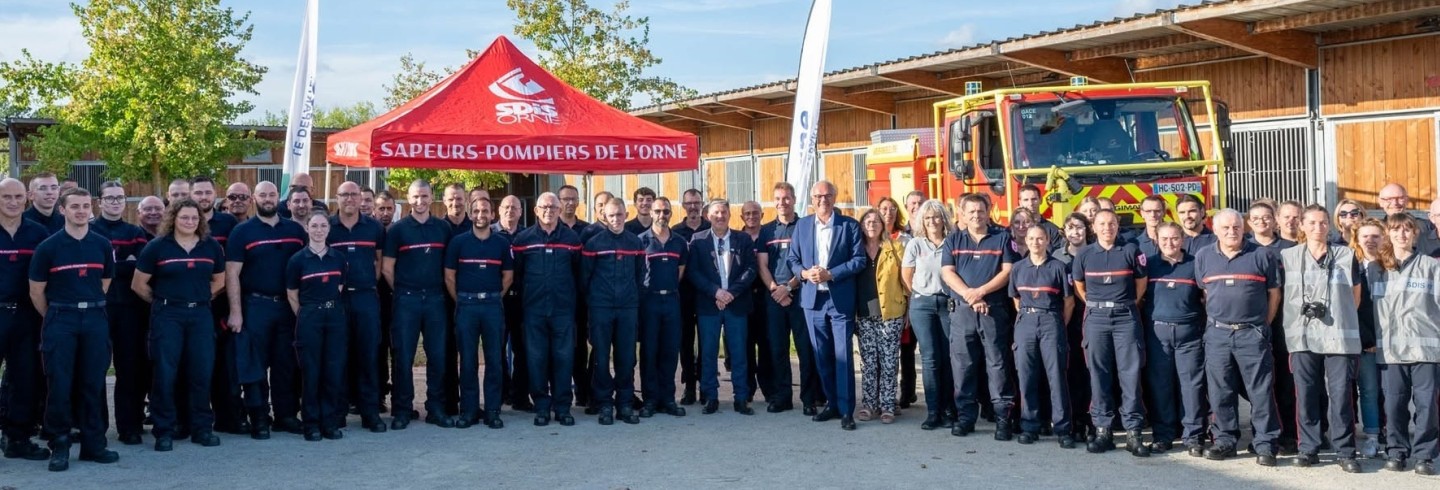 Les pompiers de l'Orne à l'honneur lors d'Orn'estival