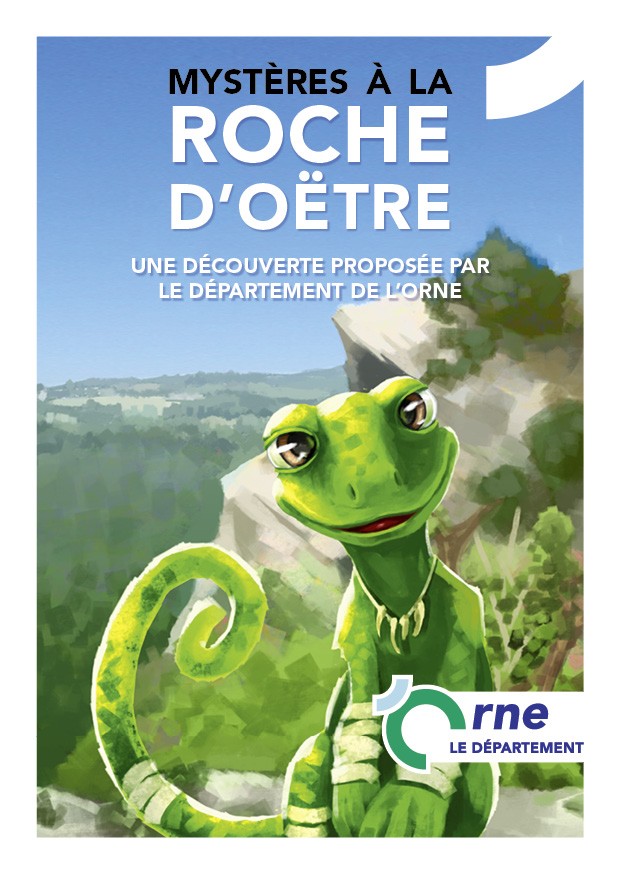 Affiche de l'application Mystères à la "Roche D'Oëtre" ©CD61