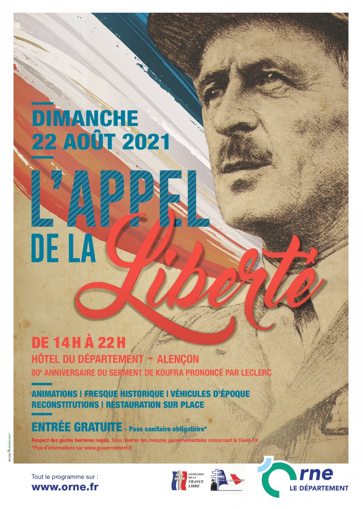 Affiche festival Appel de la Liberté 2021
