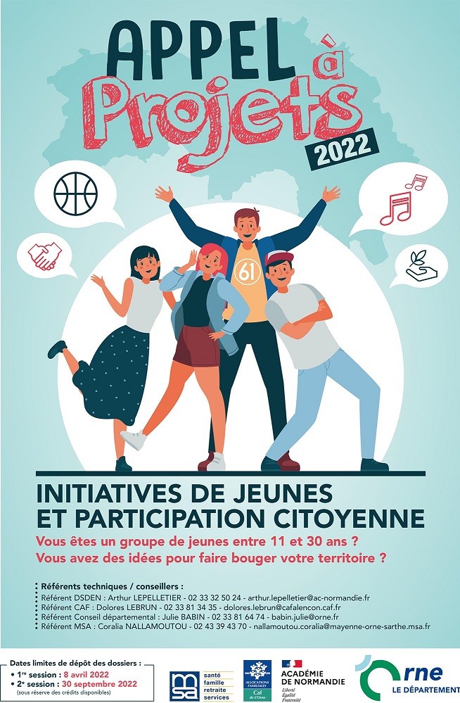 L’appel à projets 2022 "Initiatives de jeunes et participation citoyenne" 