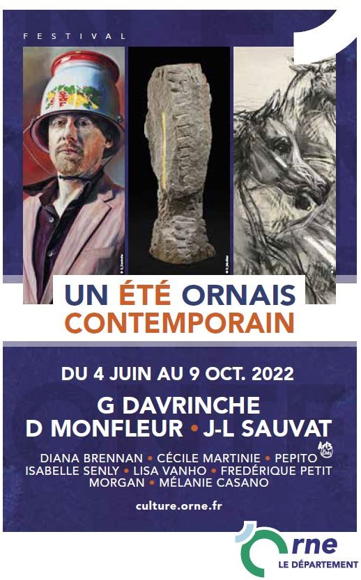 Affiche Festival Un été ornais contemporain ©CD61