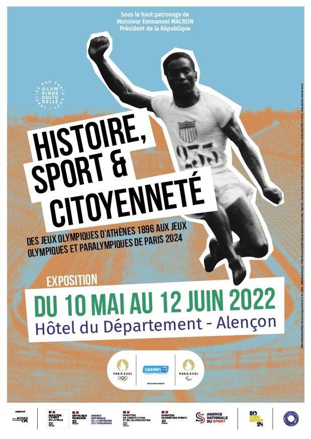 Affiche exposition autour de l’olympisme ©CD61 Affiche exposition autour de l’olympisme ©CD61