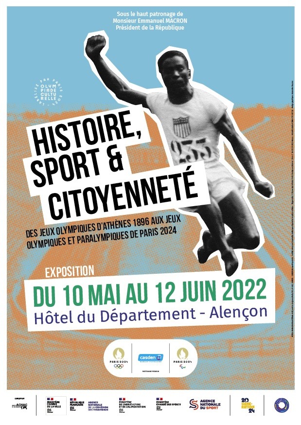 Affiche exposition autour de l’olympisme ©CD61