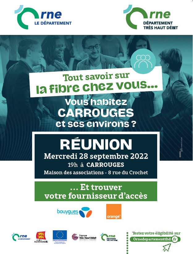Réunion publique Fibre à Carrouges ©CD61 Réunion publique Fibre à Carrouges ©CD61