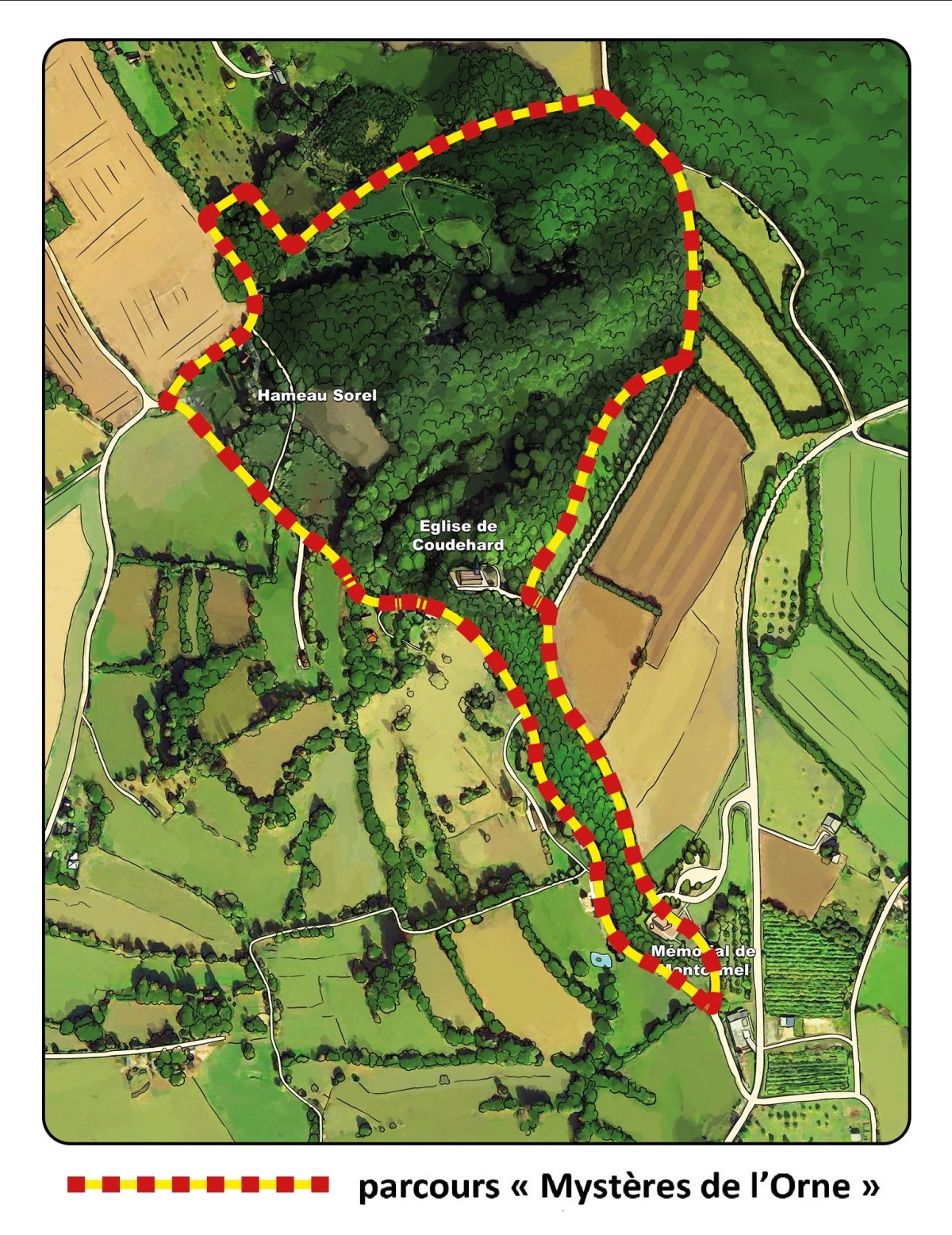 Parcours «Mystères de l’Orne» ©CD61