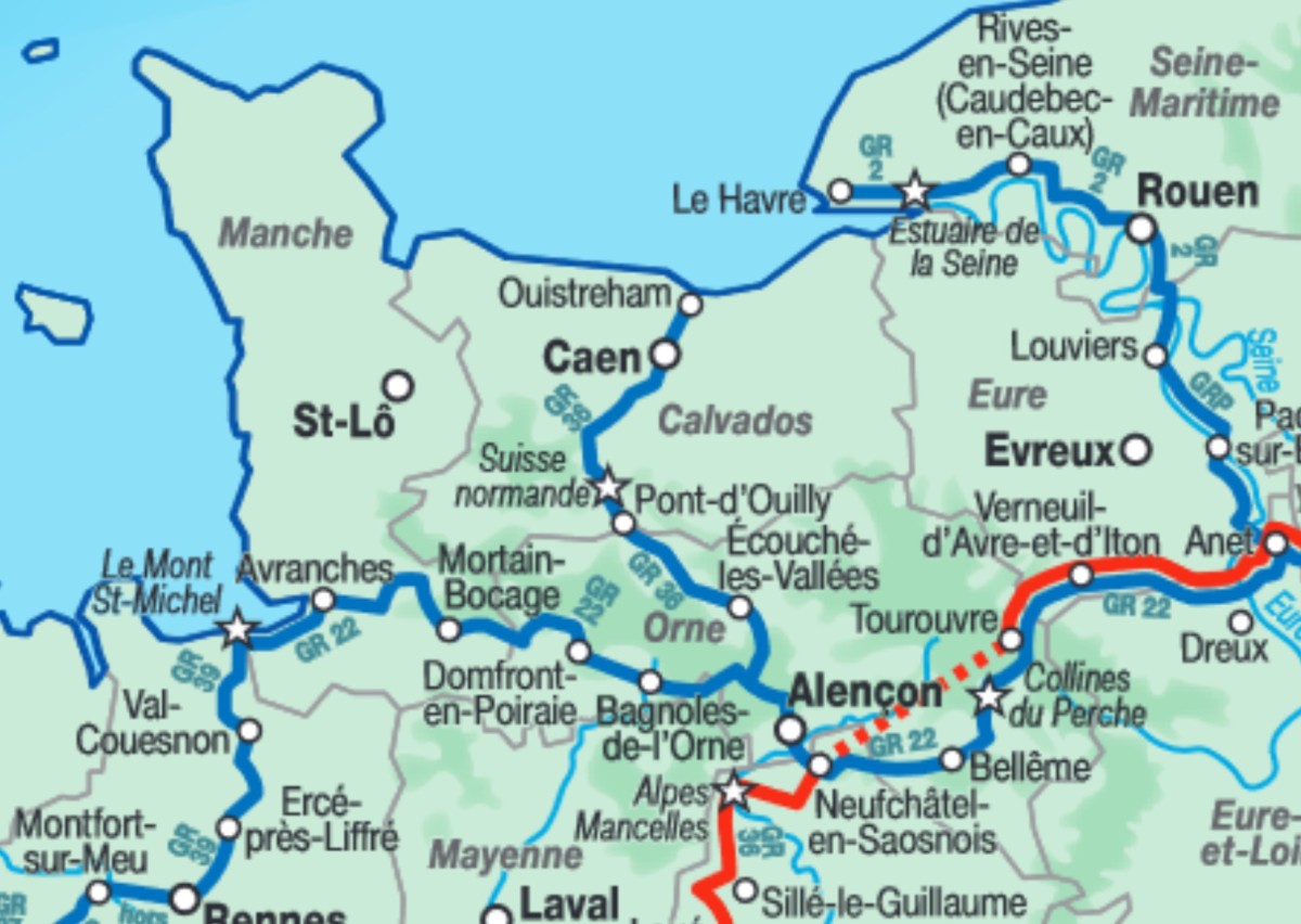 Grande randonnée vers Paris Grande randonnée vers Paris