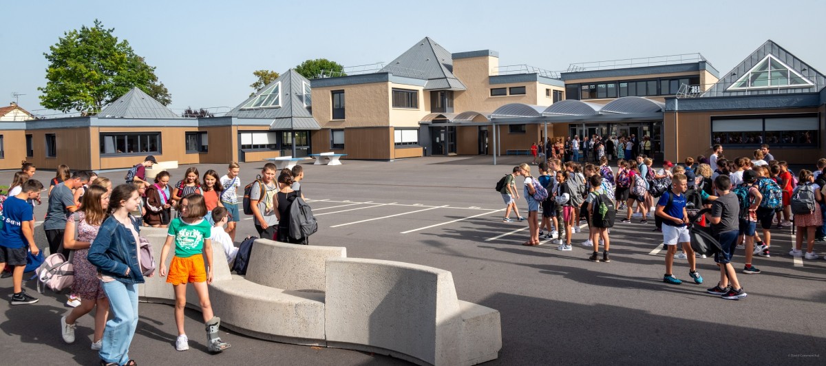 Collège Georges Brassens d'Ecouché-les-Vallées, inauguré en septembre dernier - D.Commenchal Collège Georges Brassens d'Ecouché-les-Vallées - D.Commenchal