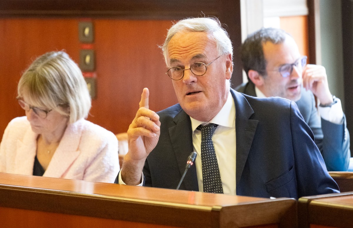 Déficit public : le coup de Christophe de Balorre, président du Conseil départemental de l'Orne - Christophe de Balorre s'est exprimé lors de la session plénière du 27.09.24 ©D.Commenchal Déficit public : le coup de Christophe de Balorre, président du Conseil départemental de l'Orne - Christophe de Balorre s'est exprimé lors de la session plénière du 27.09.24 ©D.Commenchal