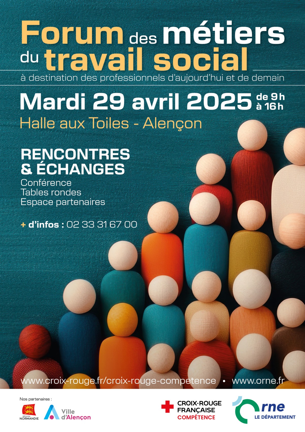 Affiche 2e forum des métiers du travail social