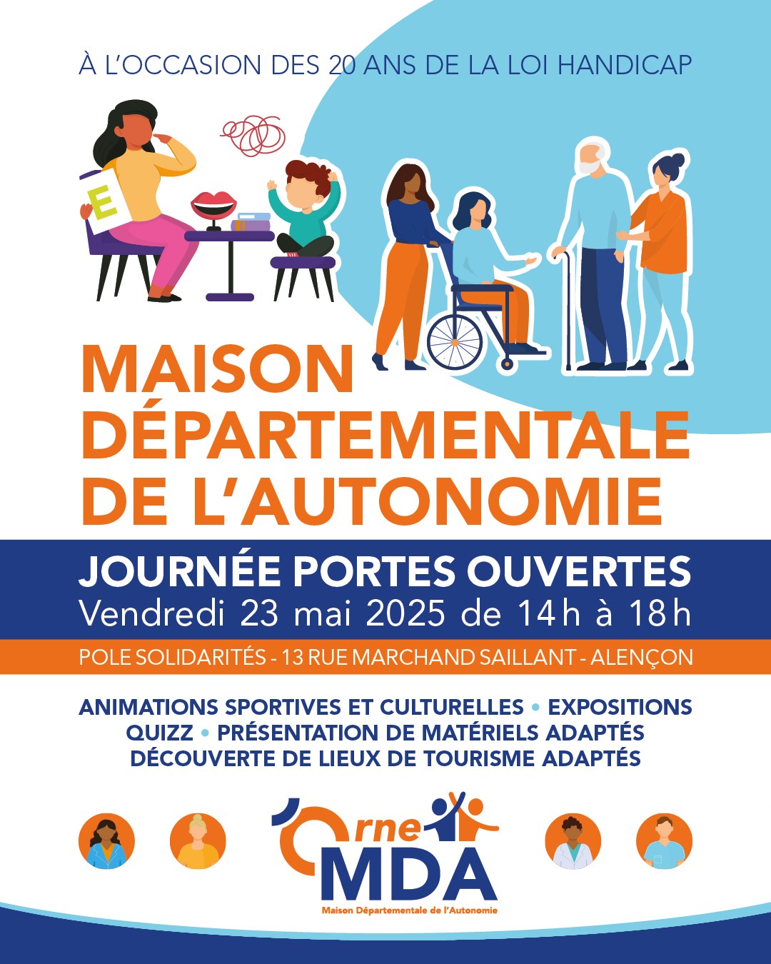 Affiche portes ouvertes MDA Affiche portes ouvertes MDA