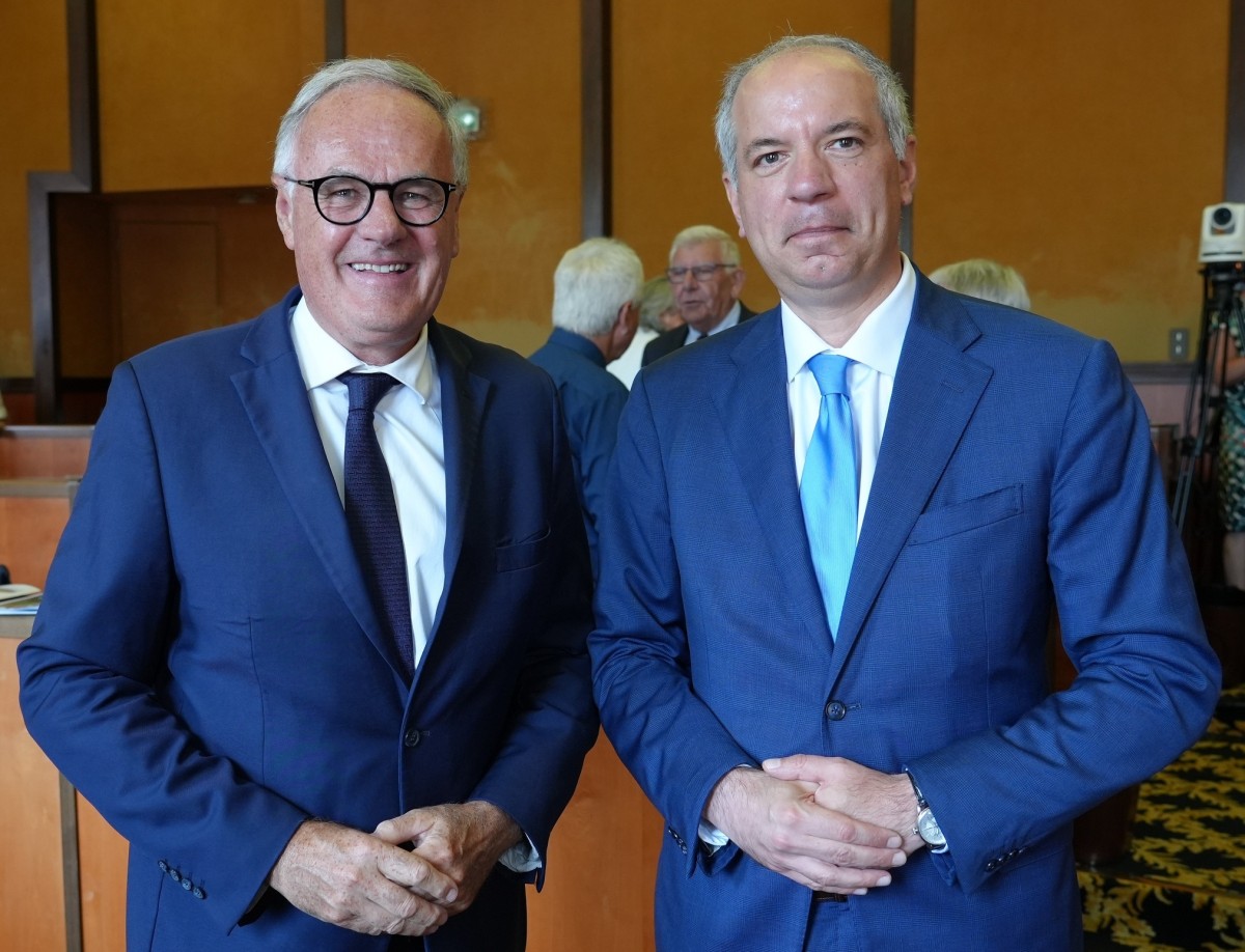 Le président de Balorre a accueilli le Préfet Jallet, dont c’était la dernière sortie publique dans l’Orne ©CD61 Le président de Balorre a accueilli le Préfet Jallet, dont c’était la dernière sortie publique dans l’Orne ©CD61