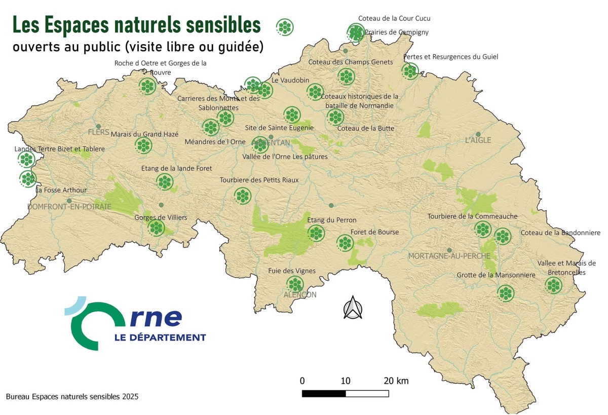 Carte des ENS 2025 ©CD61