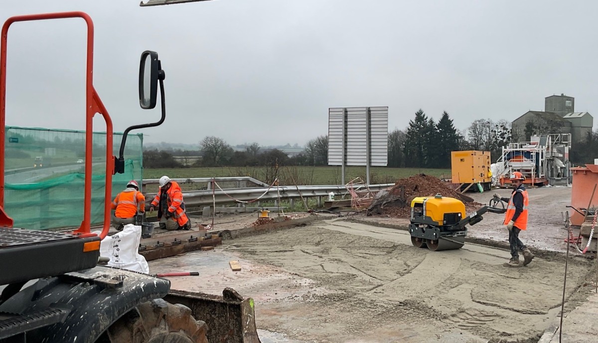 Travaux sur le pont la route Alençon-Larré 2025 ©CD61