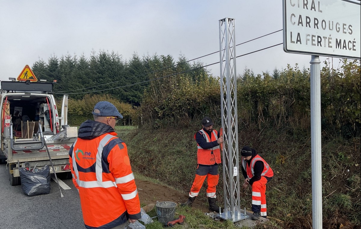 Des supports de signalisation déformables ©CD61