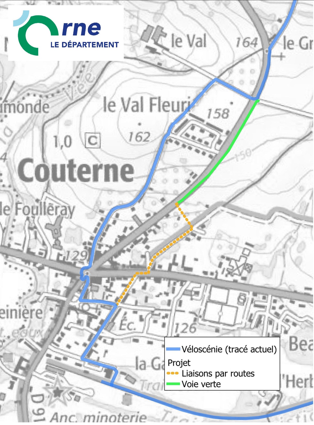 La voie verte à Couterne 2026 ©CD61