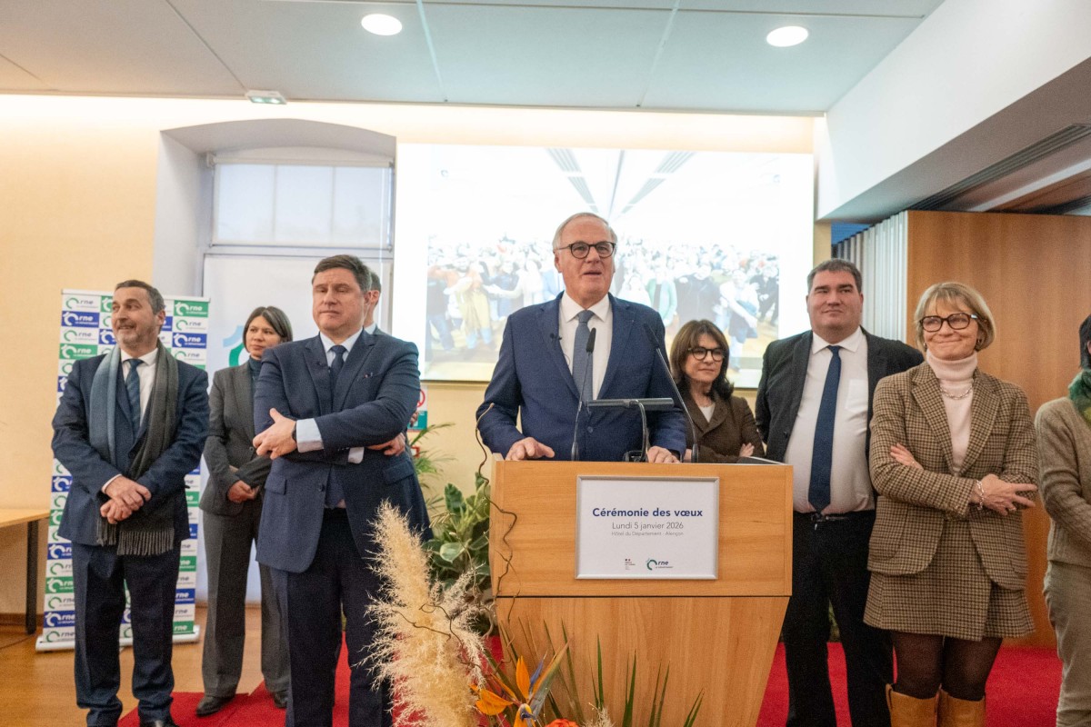 Voeux conjoints du Président du Département de l'Orne et du Préfet de l'Orne - D.Commenchal