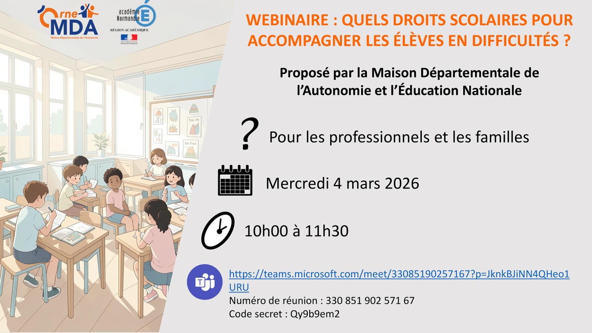 Webinaire MDA et Education Nationale ©CD61