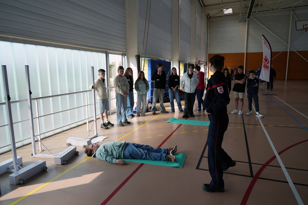 Atelier Passeport Orne civisme au SDIS 2026 ©CD61